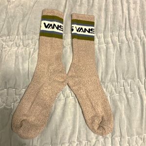 Vans Skater Long thick Socks Light Tan Striped Medium
